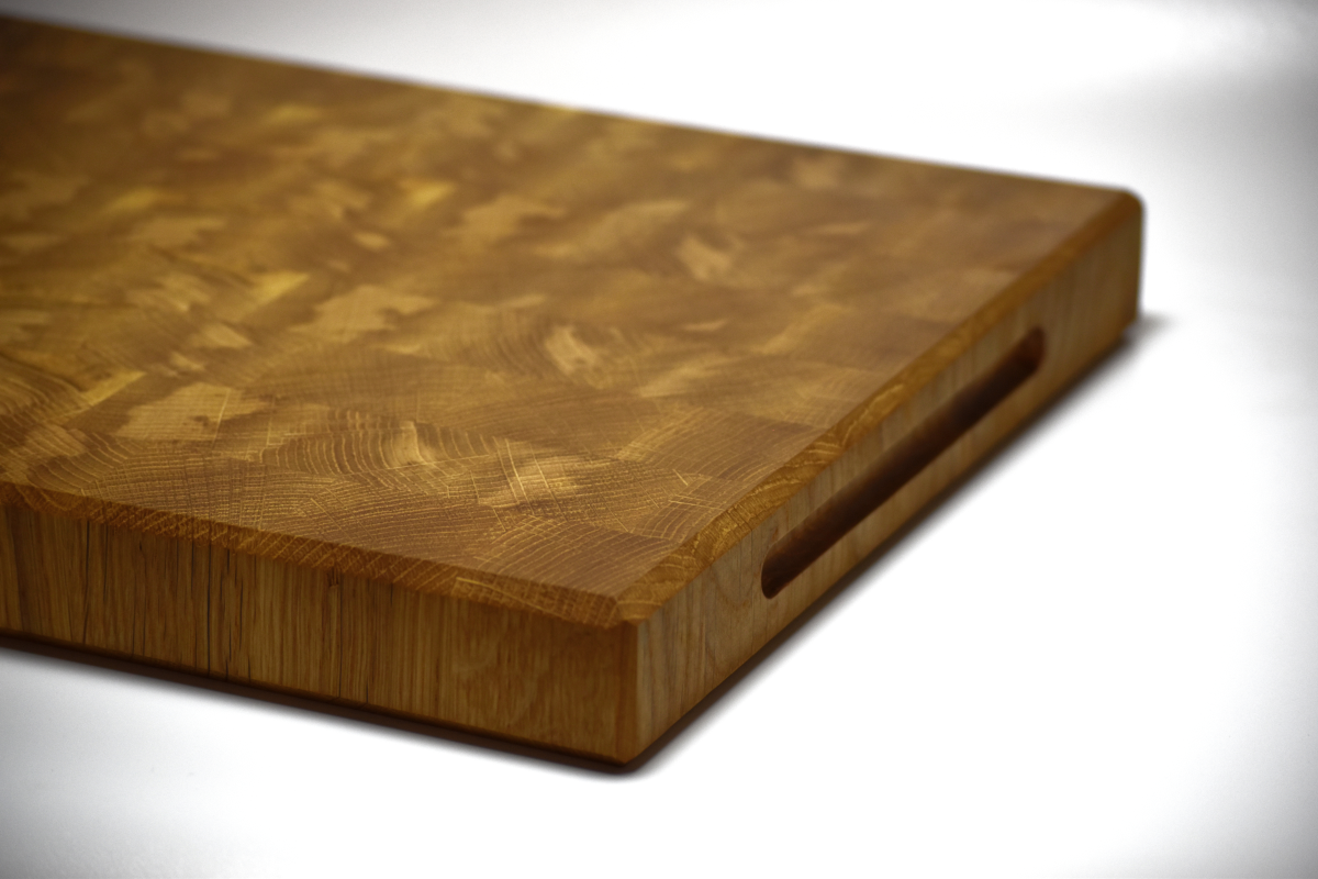 Schneidebrett Eiche Stirnholz